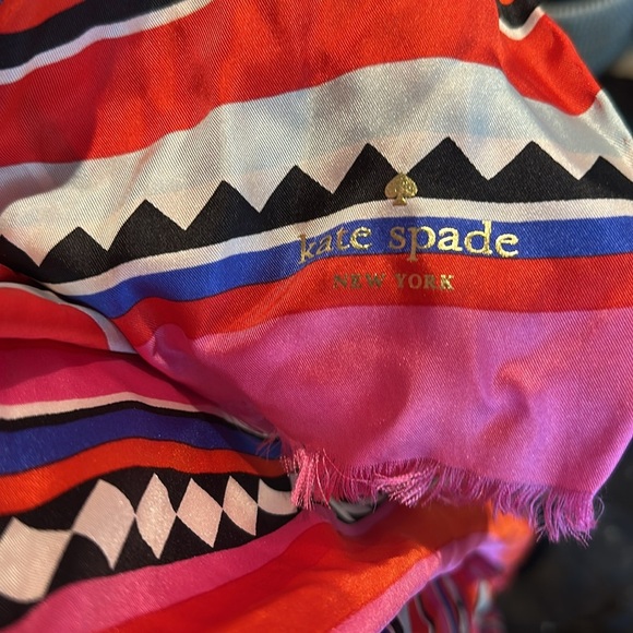 Kate Spade Geo Striped Scarf - Picture 4 of 4